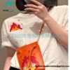 Loewe - 23SS Flame Four-leaf Clover Pocket Short-sleeved T-shirt
